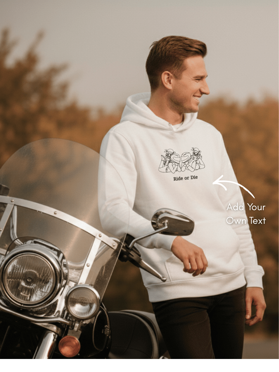 Automobile Custom Embroidered Photo Hoodie