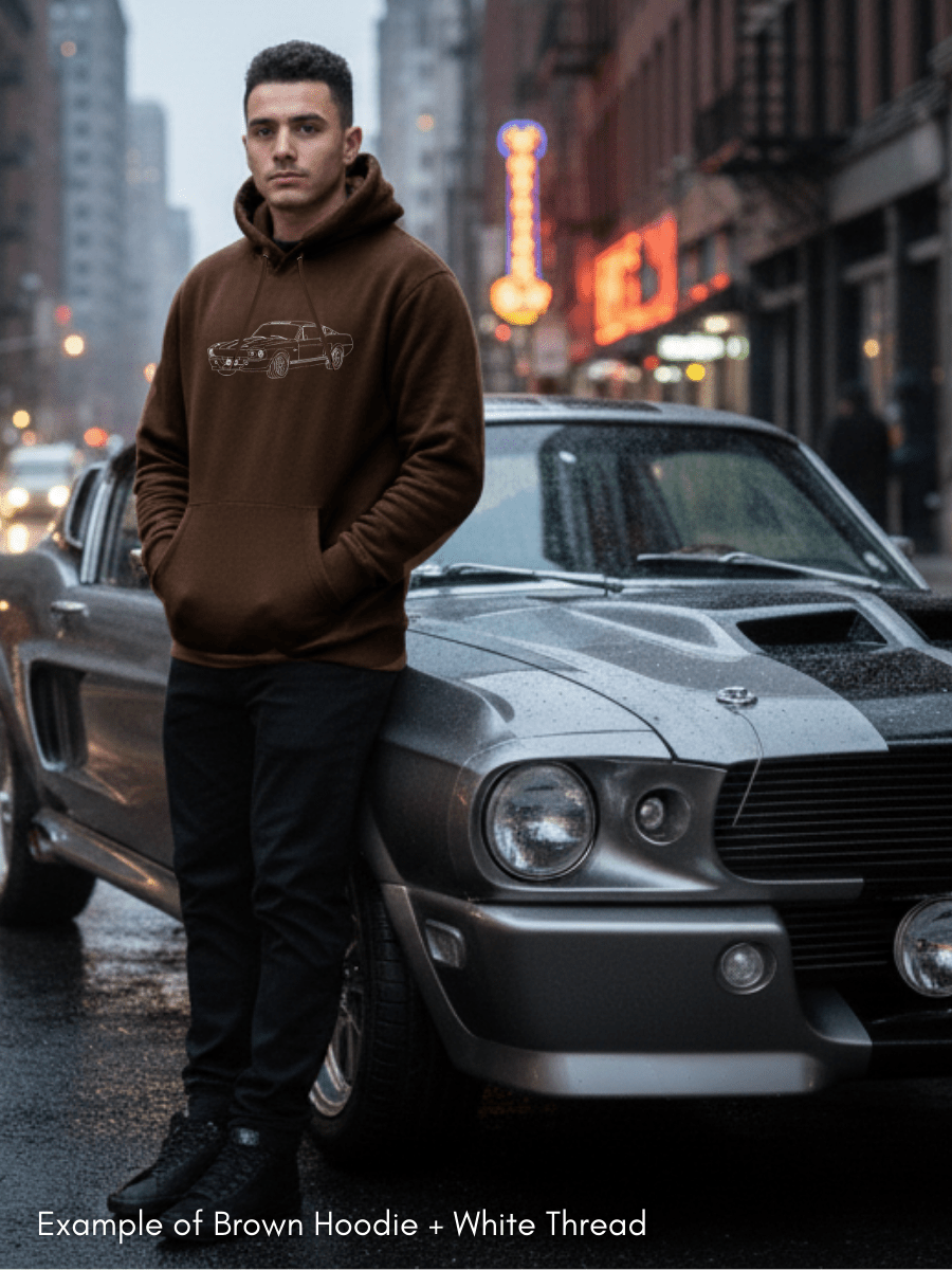 Automobile Custom Embroidered Photo Hoodie