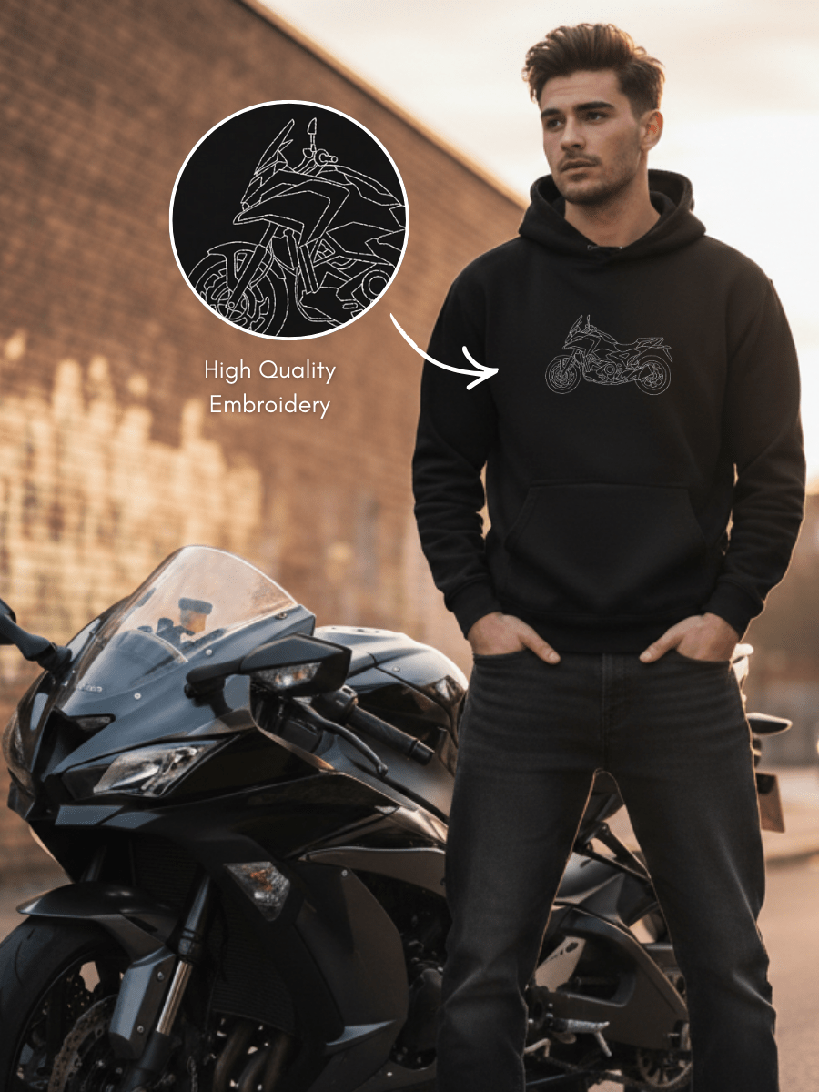 Automobile Custom Embroidered Photo Hoodie