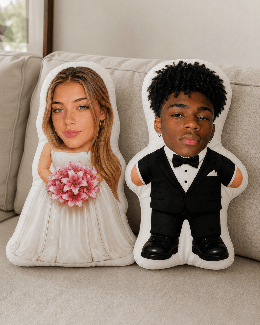 Groom & Bride Pillow