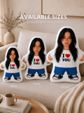 I Love You Photo Pillow