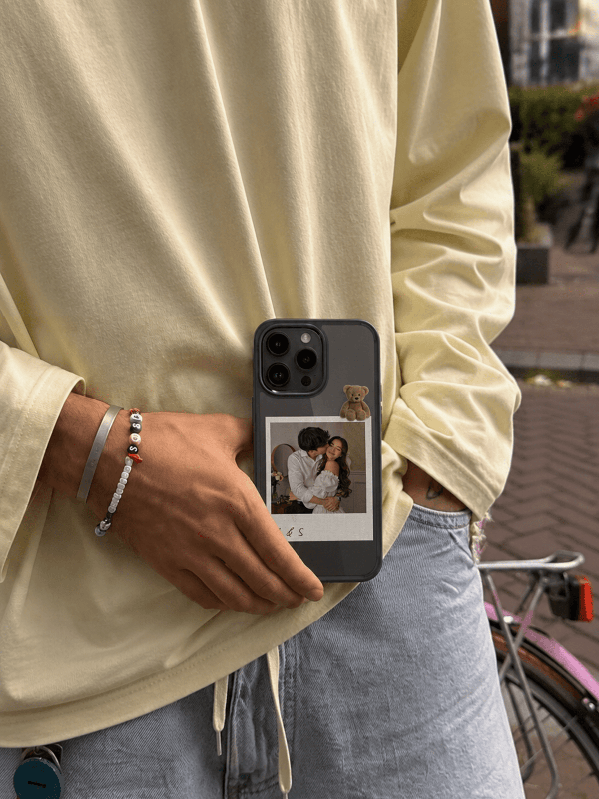 Personalized Couple Polaroid  Phone Case