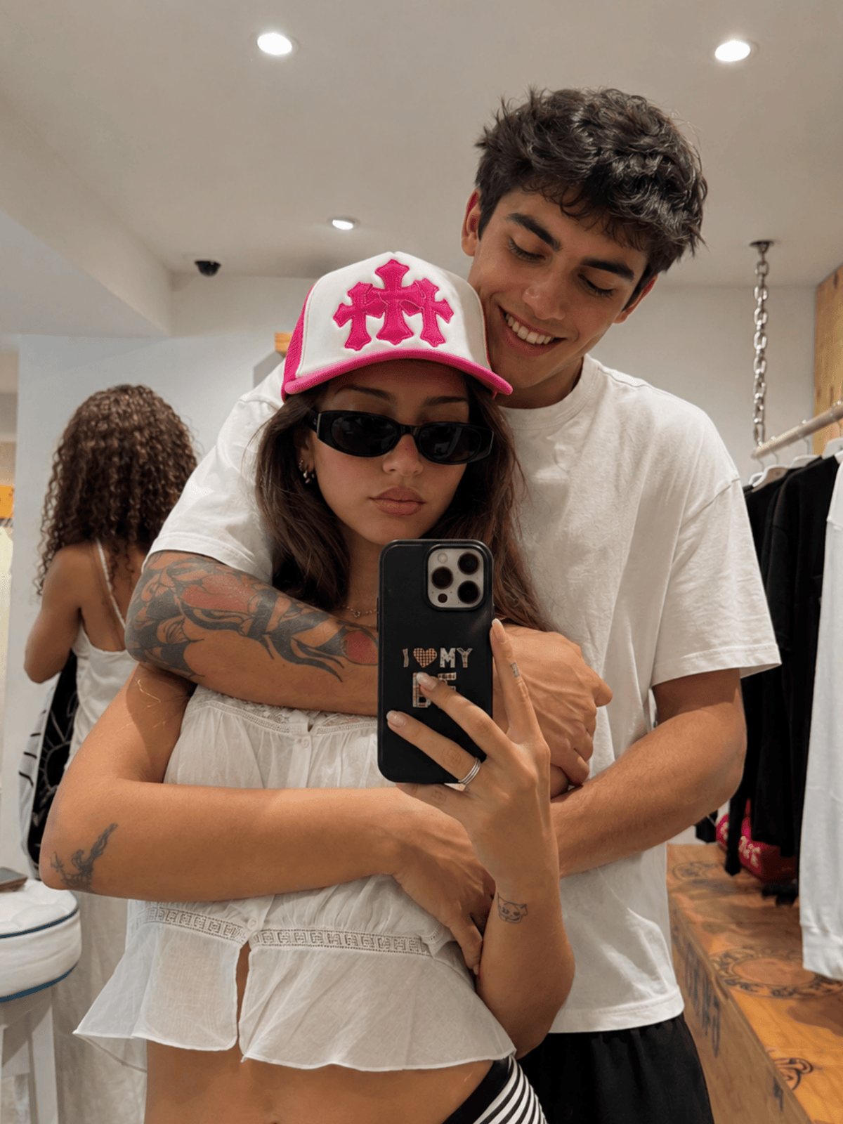 I Love My BF/GF Couple Phone Case