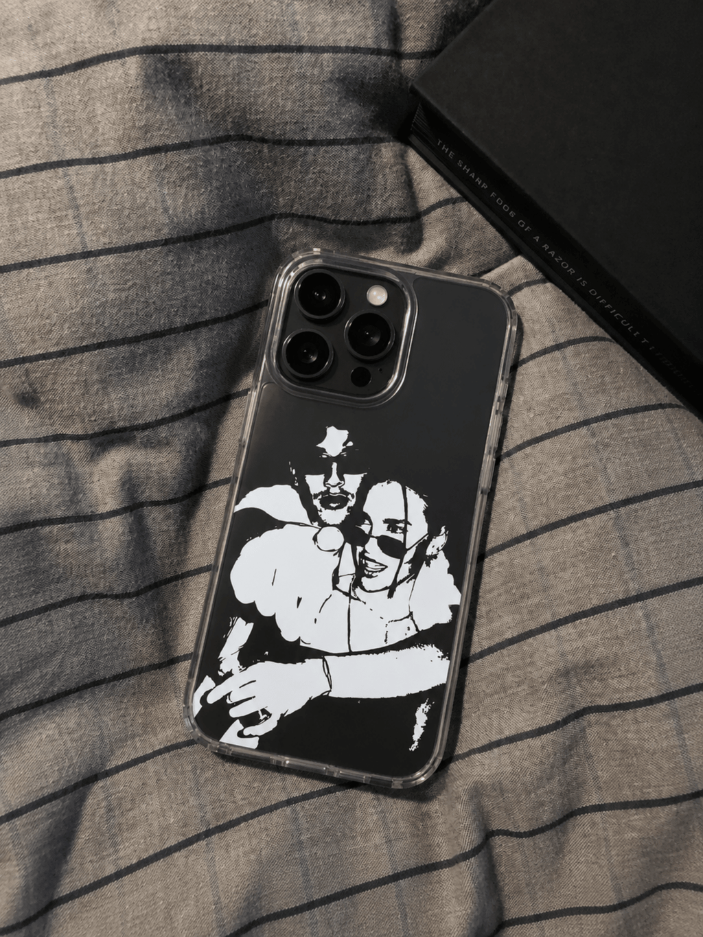 Personalized Couple Silhouette Phone Case