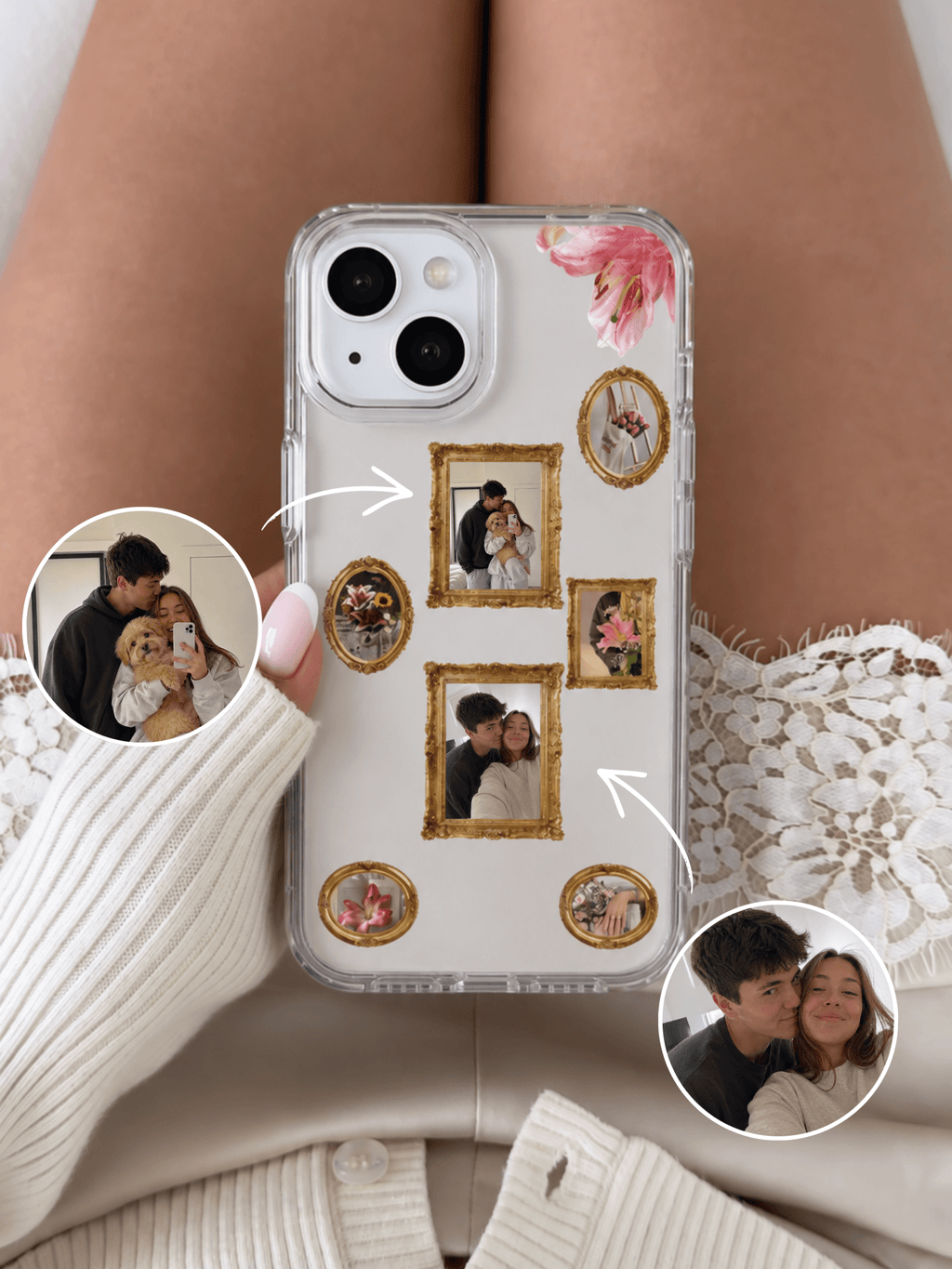 Personalized Couple Museum Phone Case