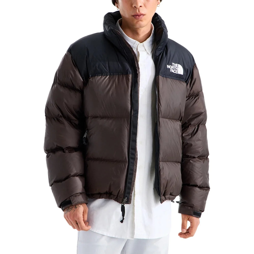 1996 Retro Nuptse Jacket 'Dark Chestnut TNF Black'