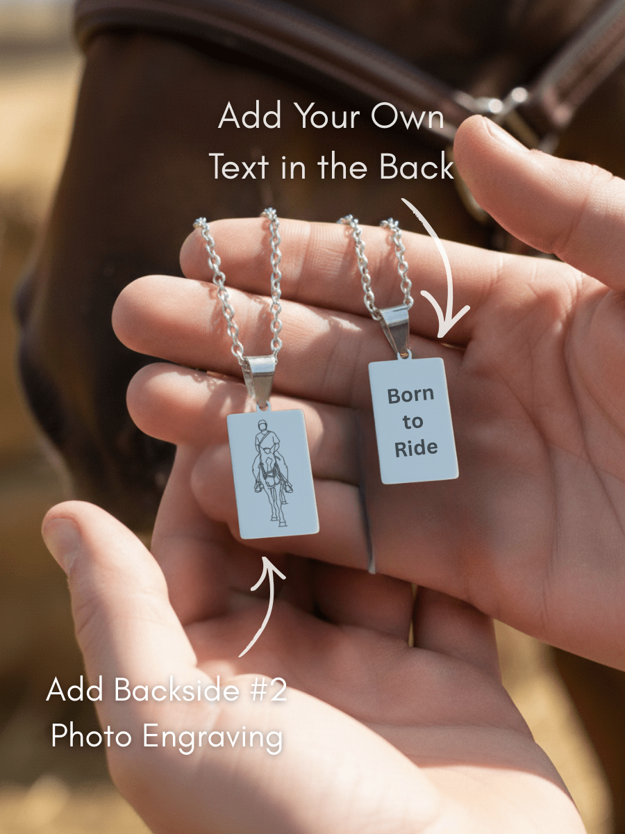 Pet Photo Engraved Tag Necklace