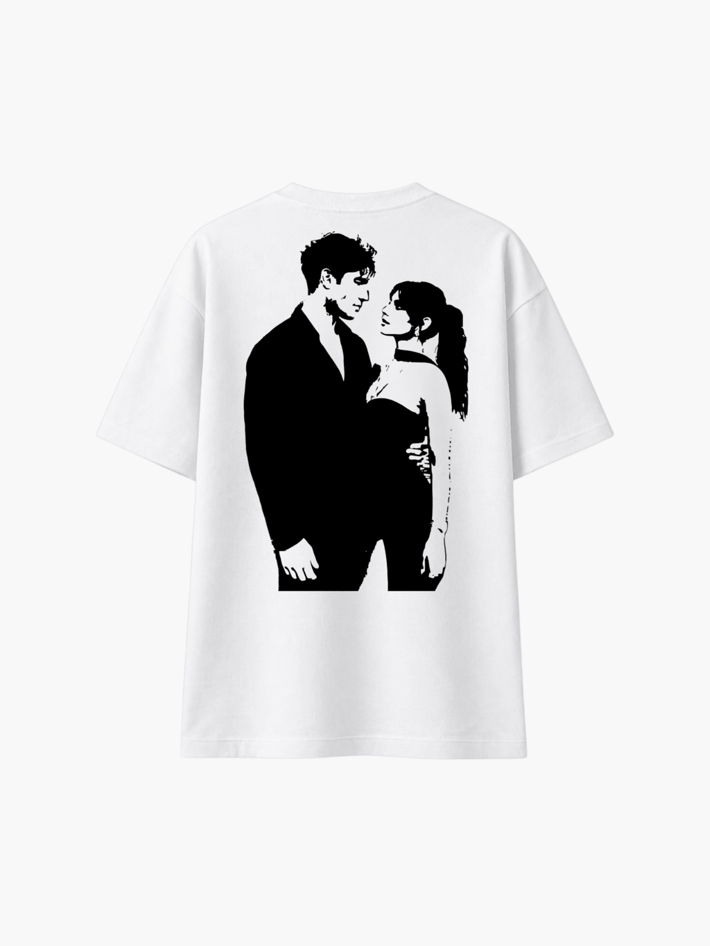 Couple Silhouette Custom Photo Shirt