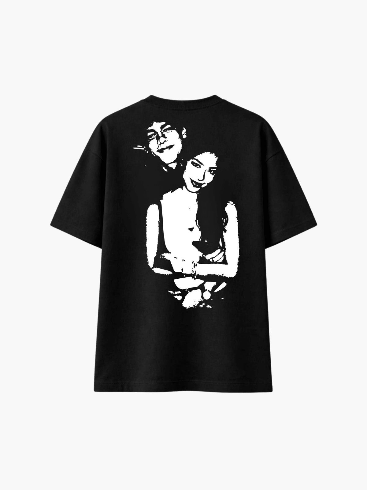 Couple Silhouette Custom Photo Shirt